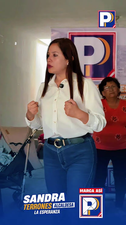 Sandra Terrones en una actividad pública